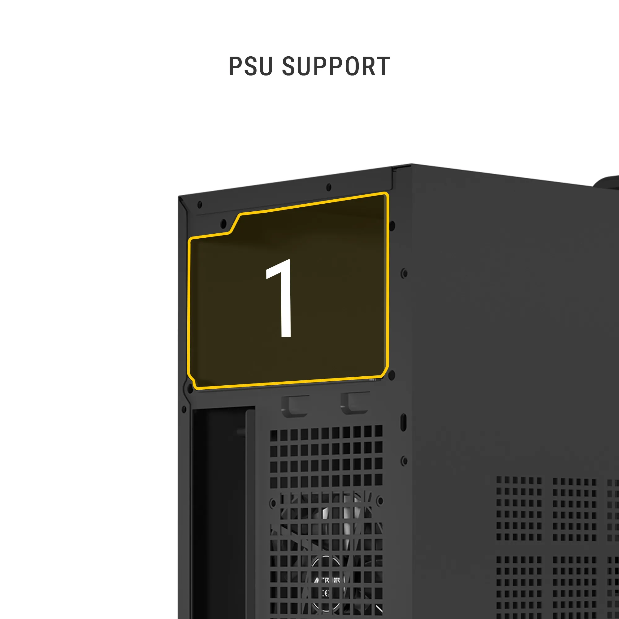 Ant Esports Mid Tower Cabinet (M-ATX,M-ITX) SI10 view 3